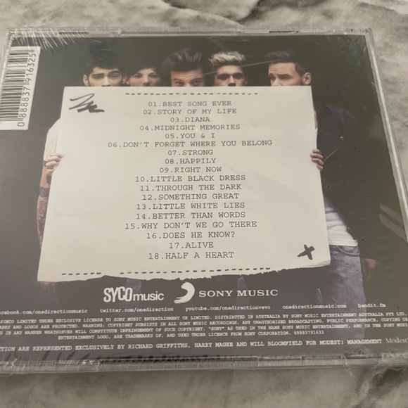 One Direction - Midnight Memories (The Ultimate Edition) CD New - Picture 2 of 3